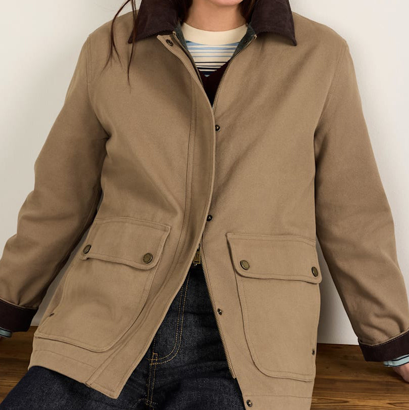 Women's Cascades Canvas Barn Coat - Old Oak