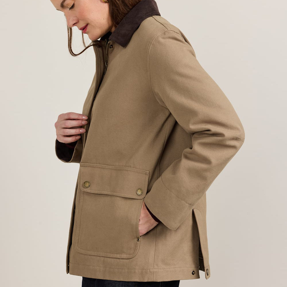 Women's Cascades Canvas Barn Coat - Old Oak