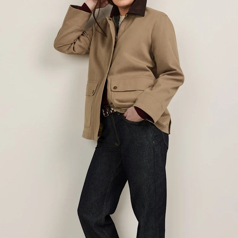 Women's Cascades Canvas Barn Coat - Old Oak