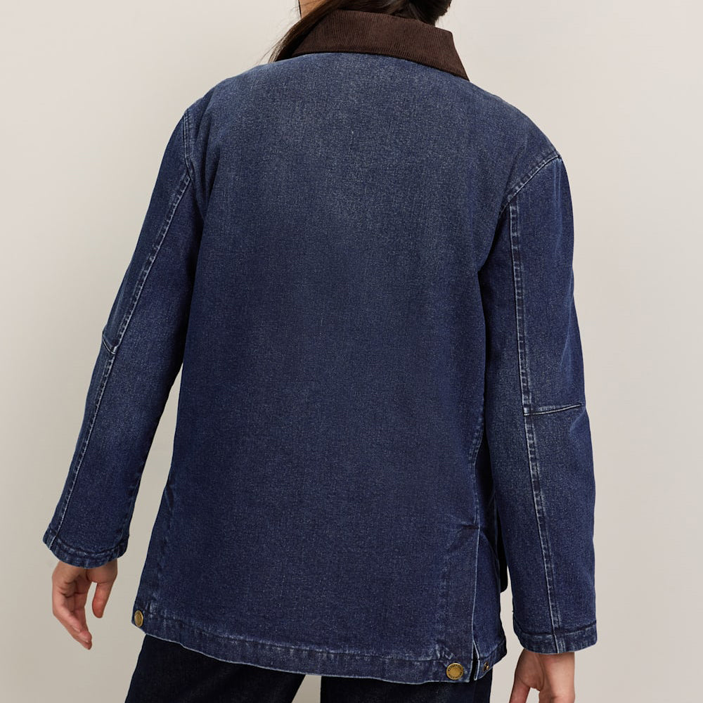 Women's Cascades Denim Barn Coat - Dark Wash