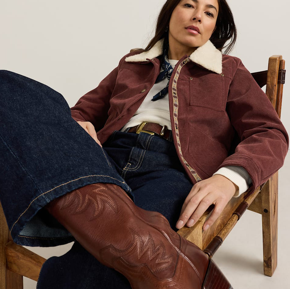 Women's Wind Basin Corduroy Jacket - Raisin