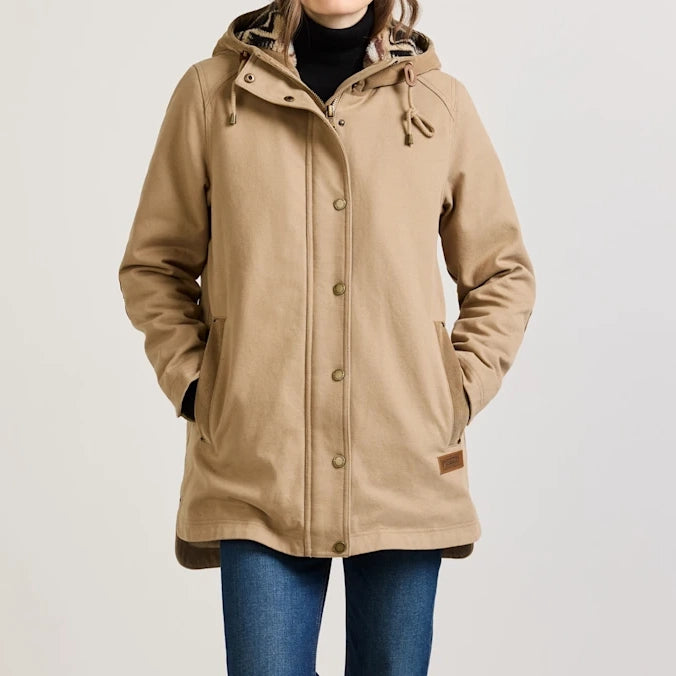 Women's Cedar Creek Canvas Parka - Old Oak