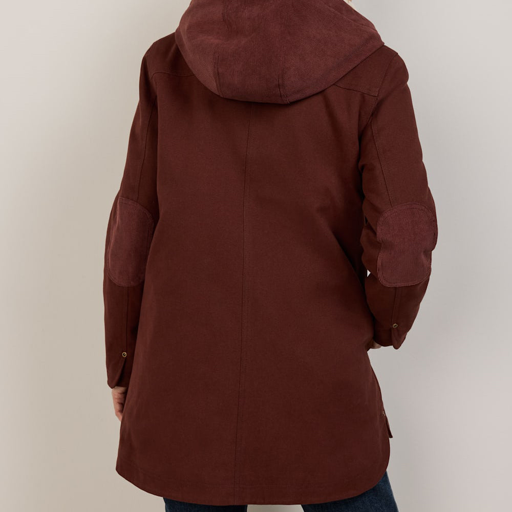 Women's Cedar Creek Canvas Parka - Raisin