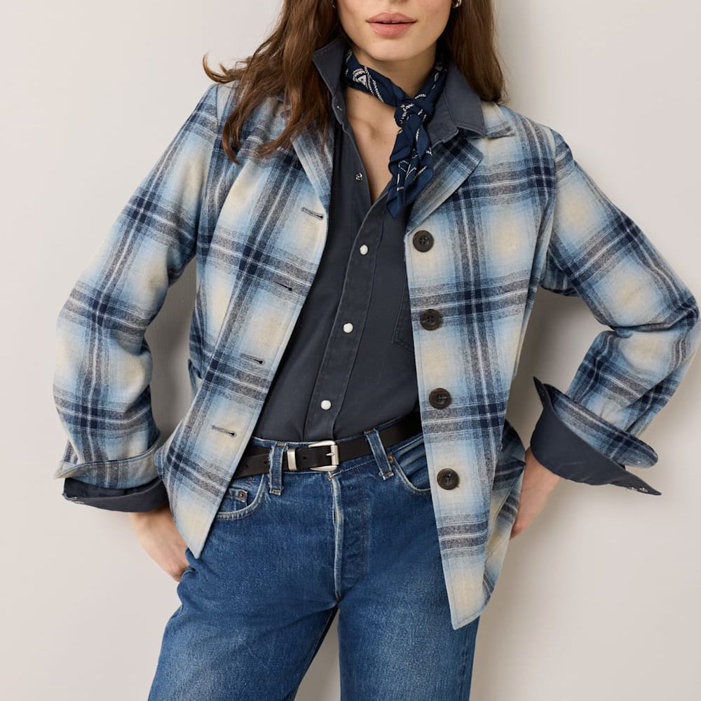 Women's The Original '49er Jacket - Light Blue Mix Ombre