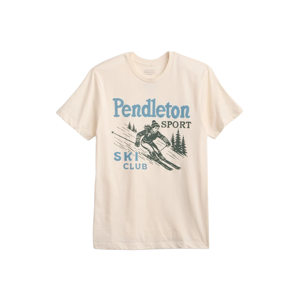 Women's Pendleton Ski Graphic Tee - Vintage White