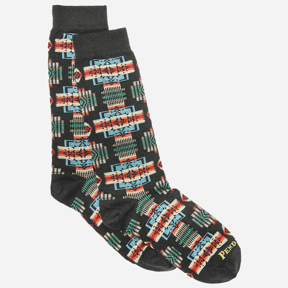 Chief Joseph Merino Wool Socks - Black