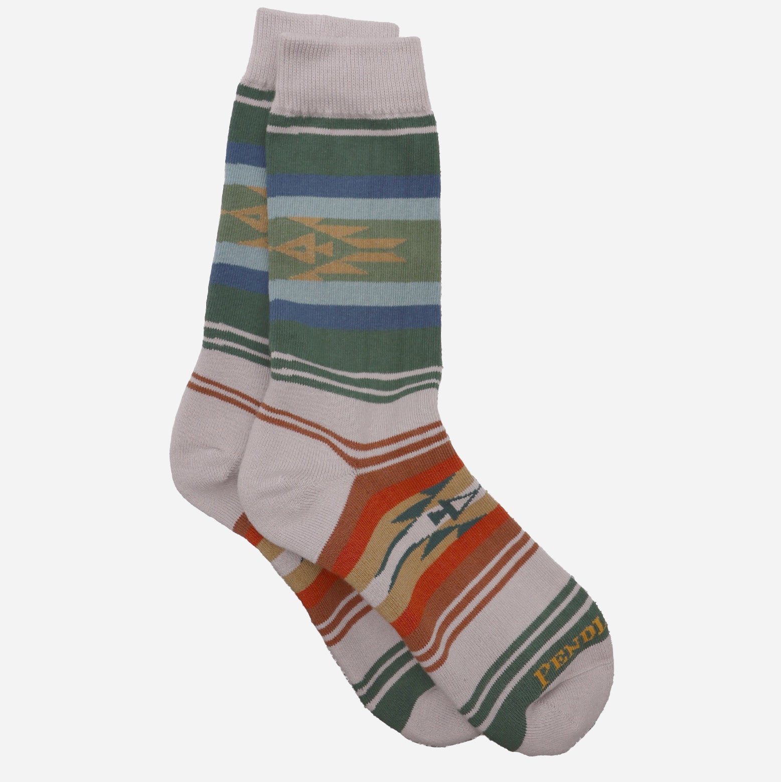 Beach Stripe Socks - Ivory/Multi