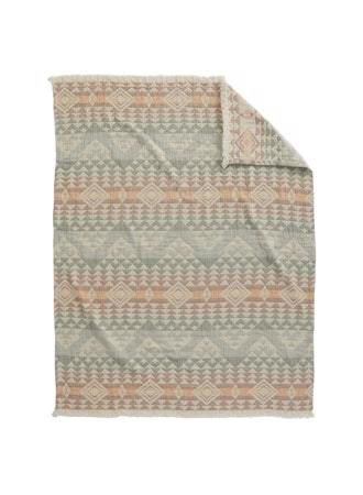 Fringed Cotton Throw - Highland Peak