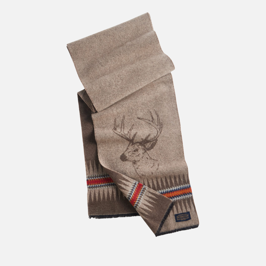 Jacquard Scarf - Sawtooth Buck