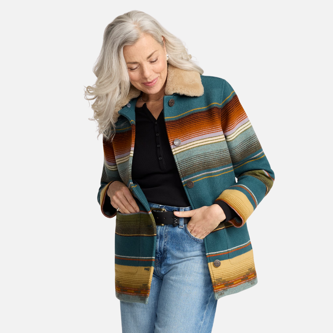Womens Brownsville Coat - Tumalo Teal