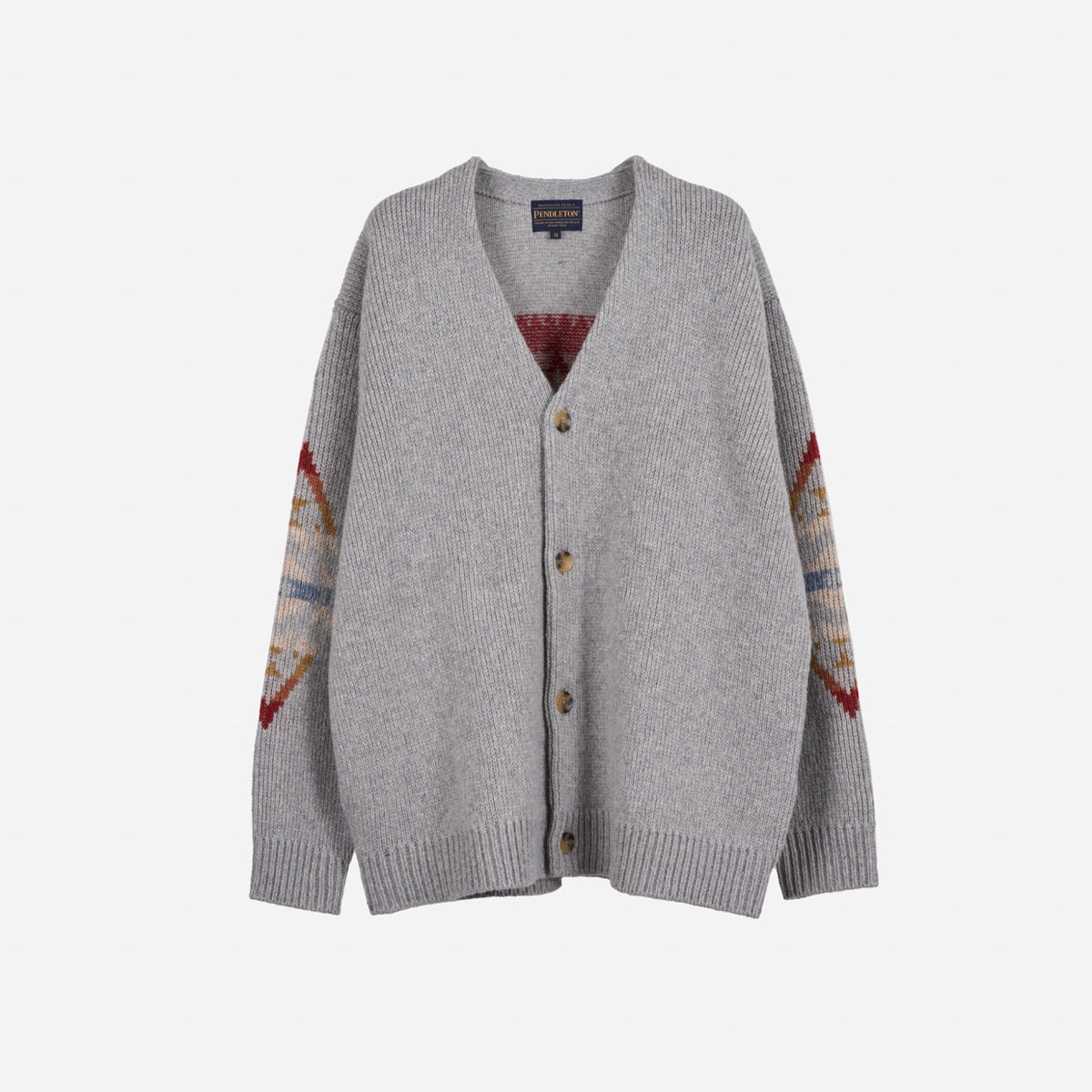 Made for Japan Jacquard Cardigan - Grey Los Ojos