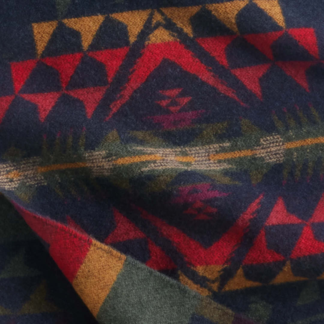 Jacquard Scarf - Autumn Birch Navy