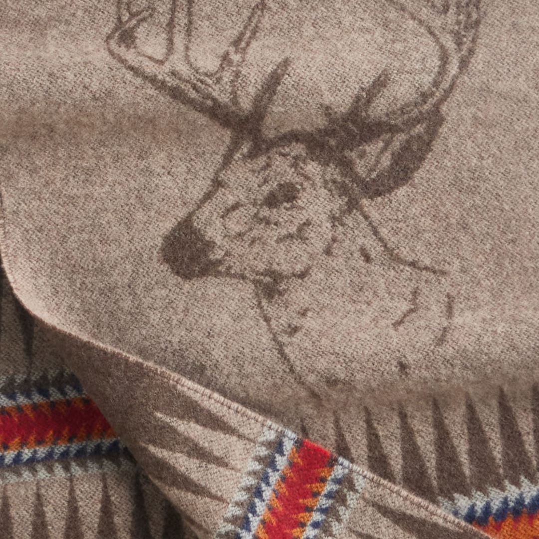 Jacquard Scarf - Sawtooth Buck