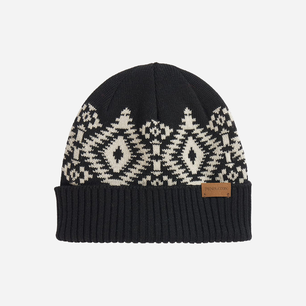 Merino Beanie - Los Ojos Black