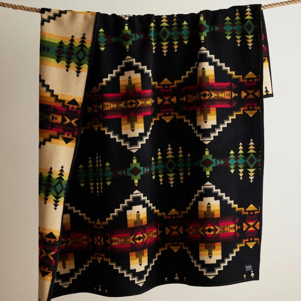 Couverture Jacquard - Quatre Coins