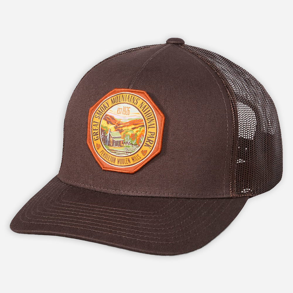 National Park Trucker Cap - Brown