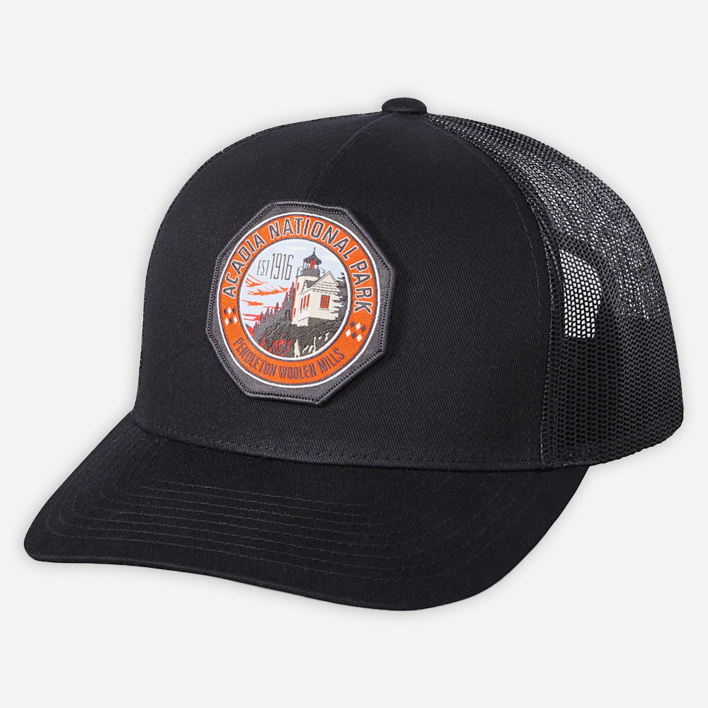 National Park Trucker Cap - Black