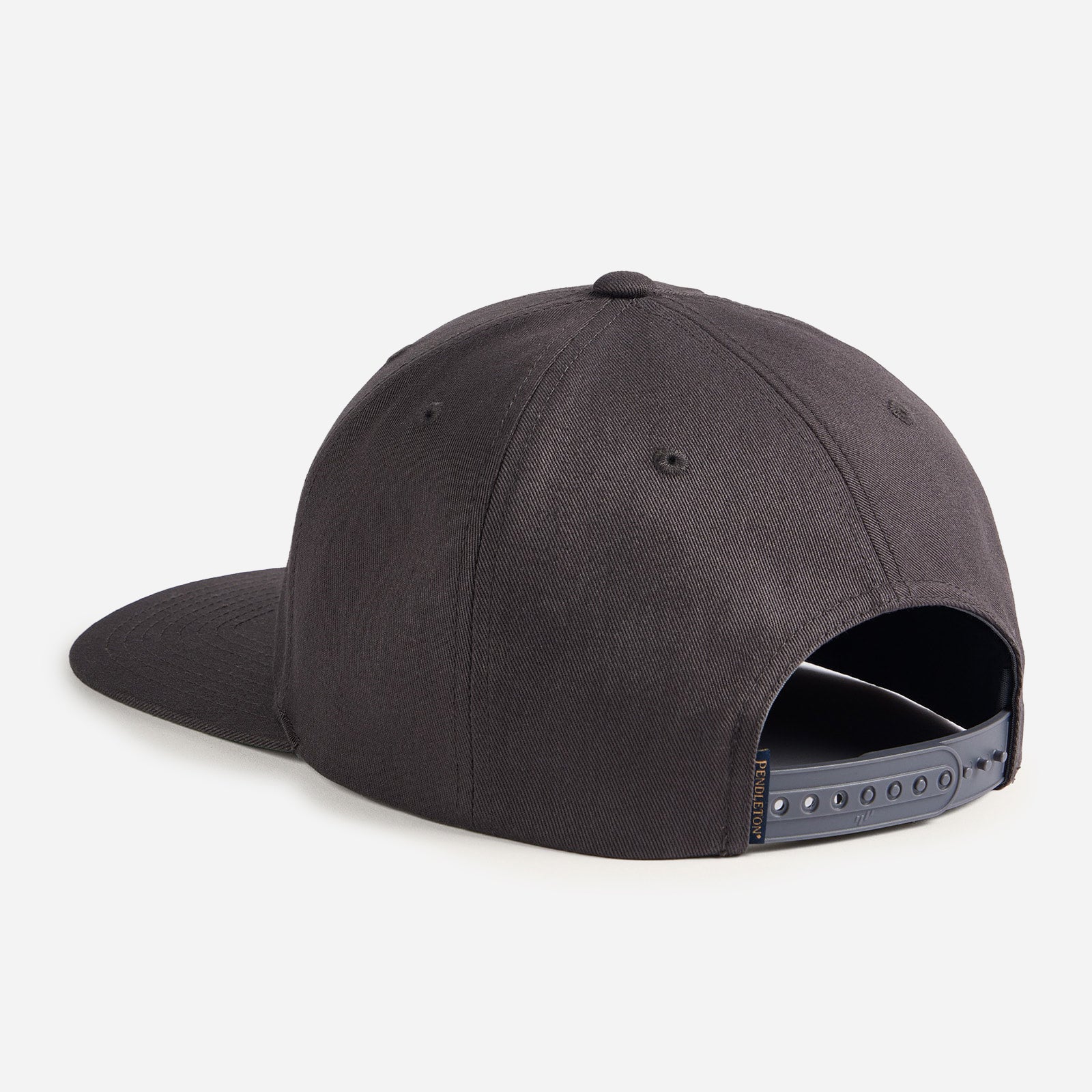 Logo Flat Brim Cap - Oil