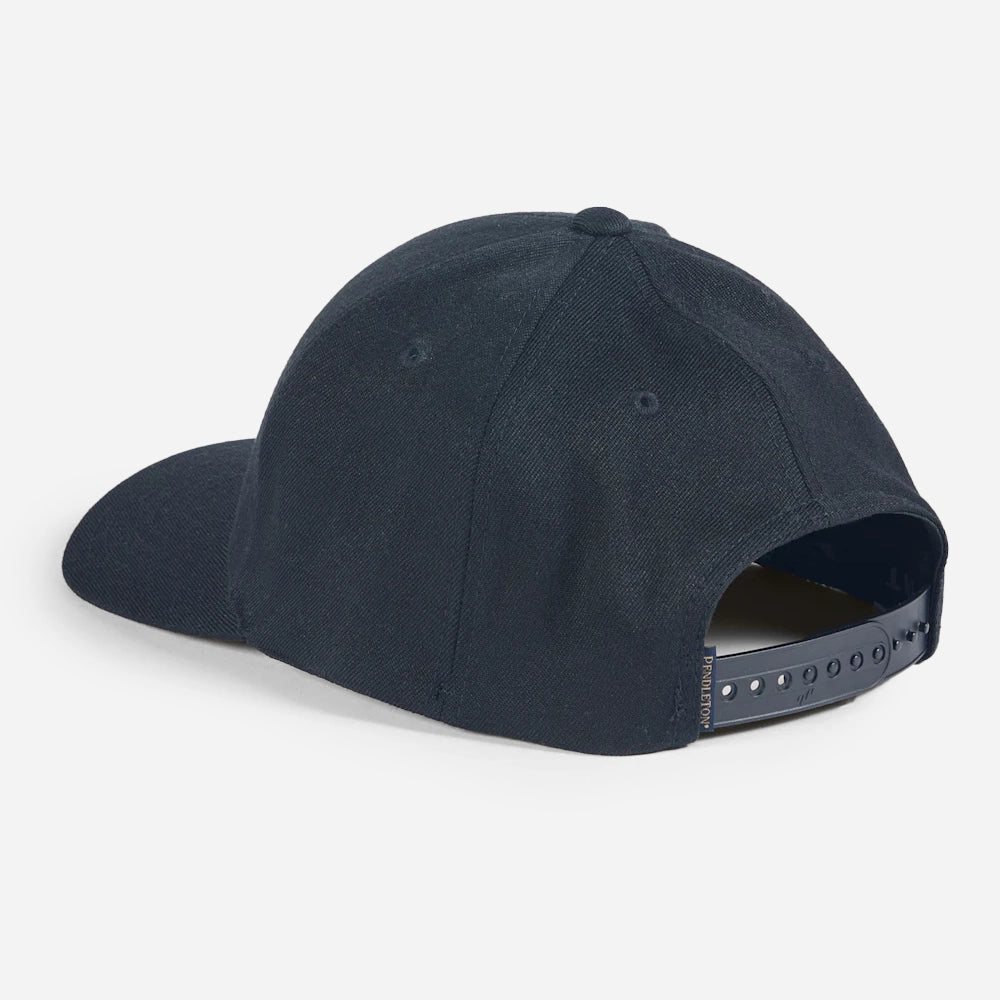 Bison Embroidered Hat - Black