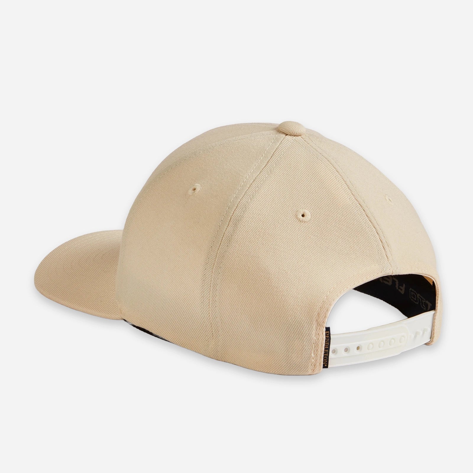 Embroidered Bison Cap - Cream