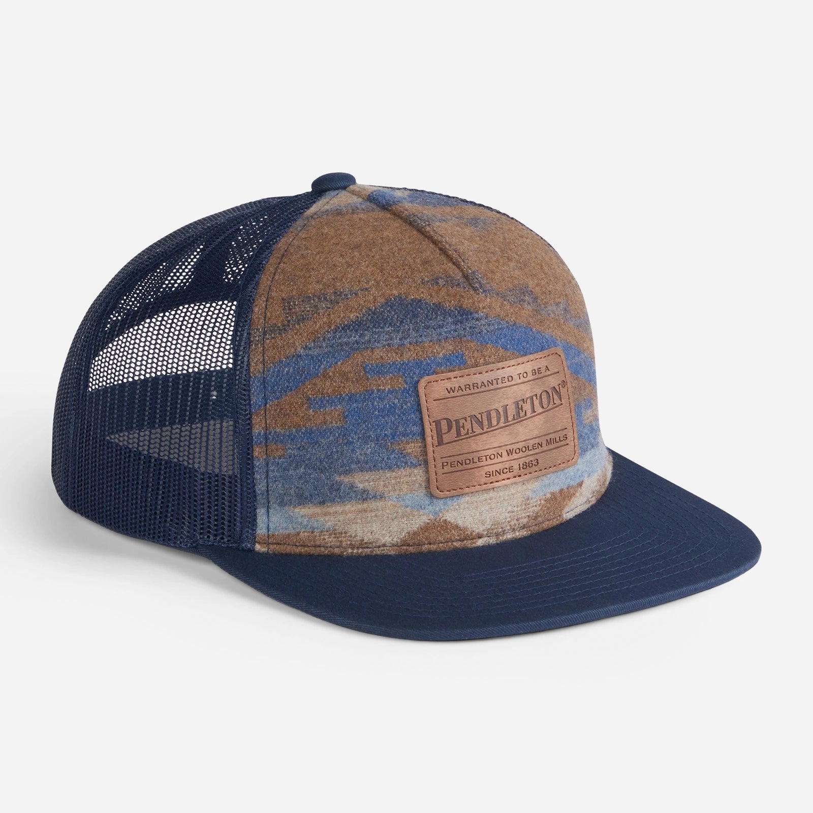 Wool Trucker Cap - Tumalo Ridge Brown