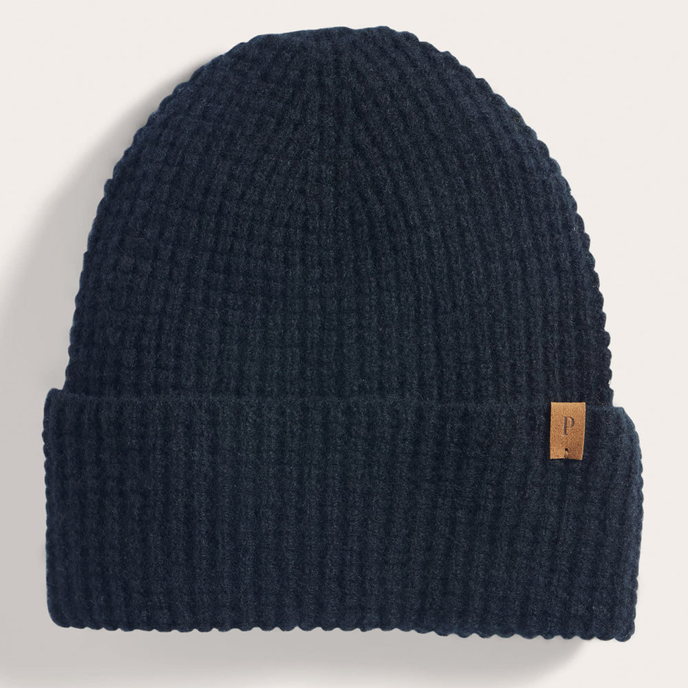 Merino Wool Watch Cap - Black