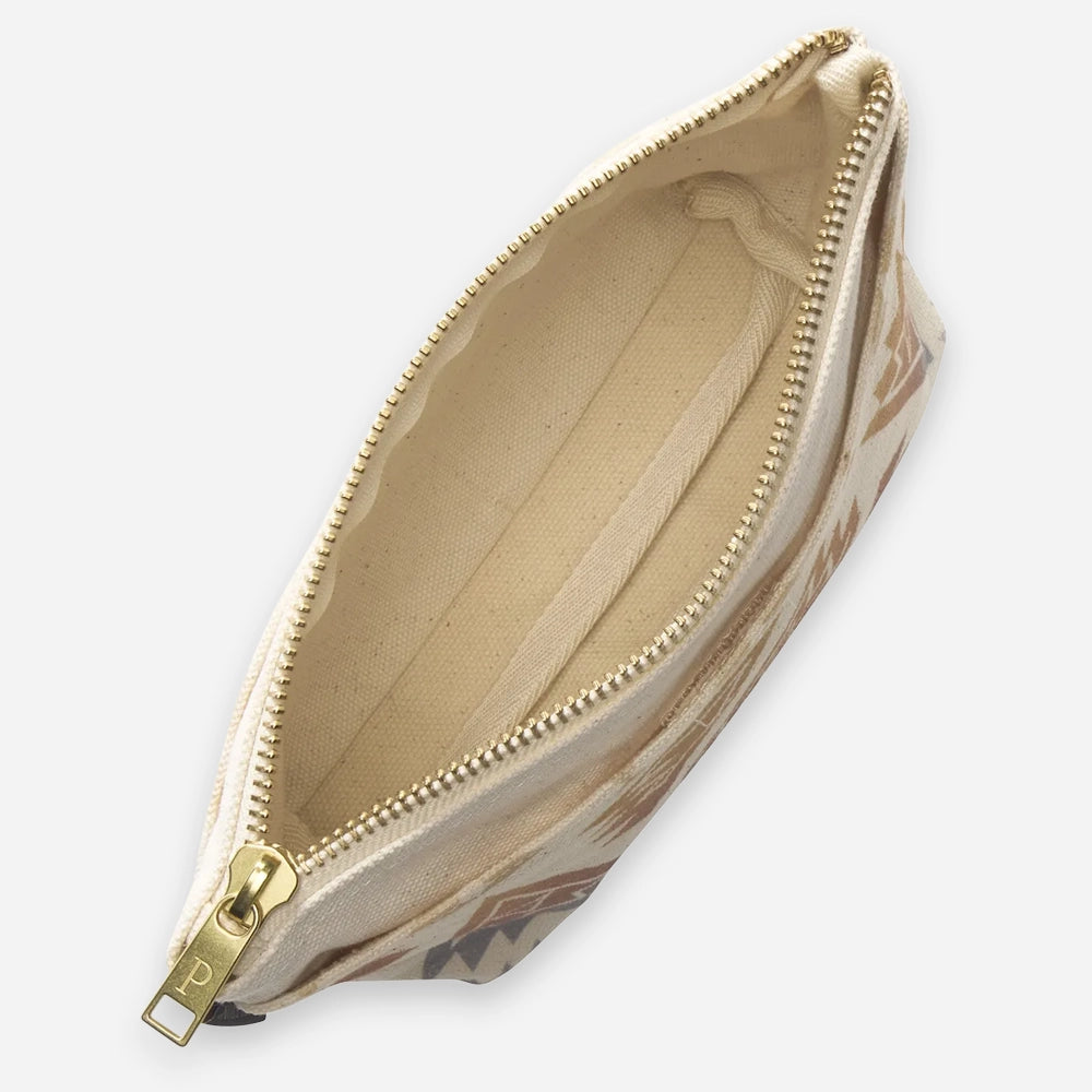 Astoria Canvas Zip Pouch - Ponderosa Ivory