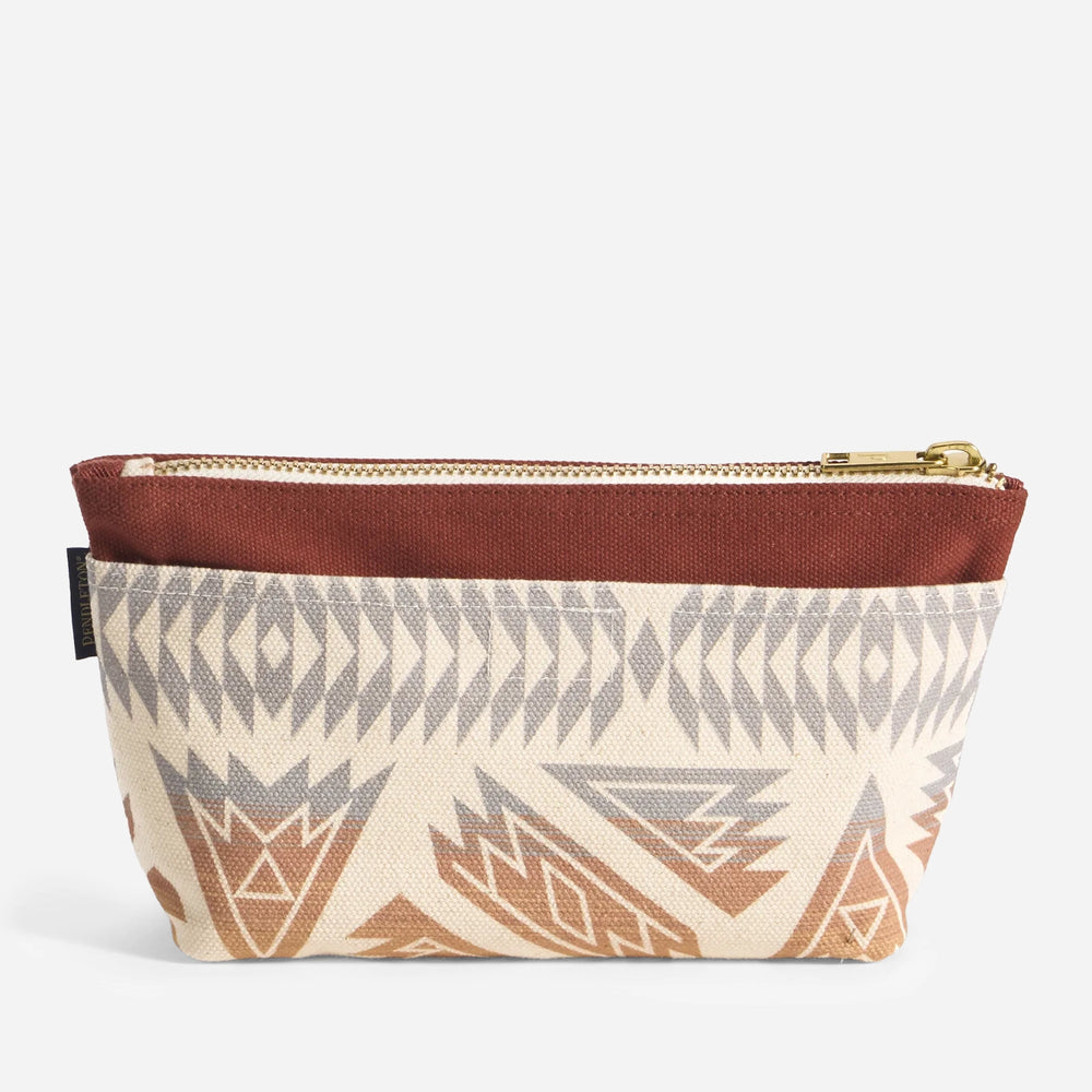 Astoria Canvas Zip Pouch - Ponderosa Brick