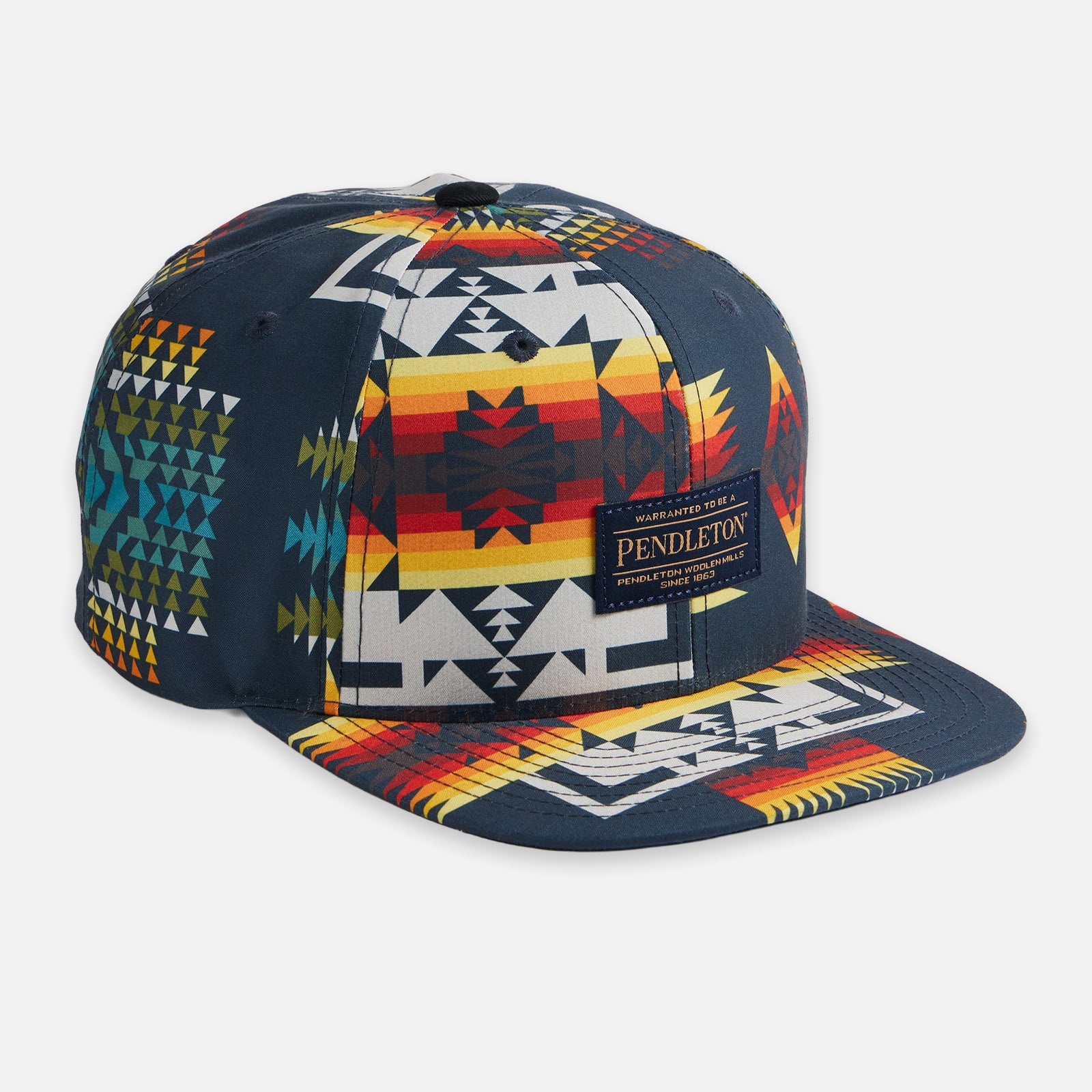 Printed Snapback Cap - Chief Joseph Black