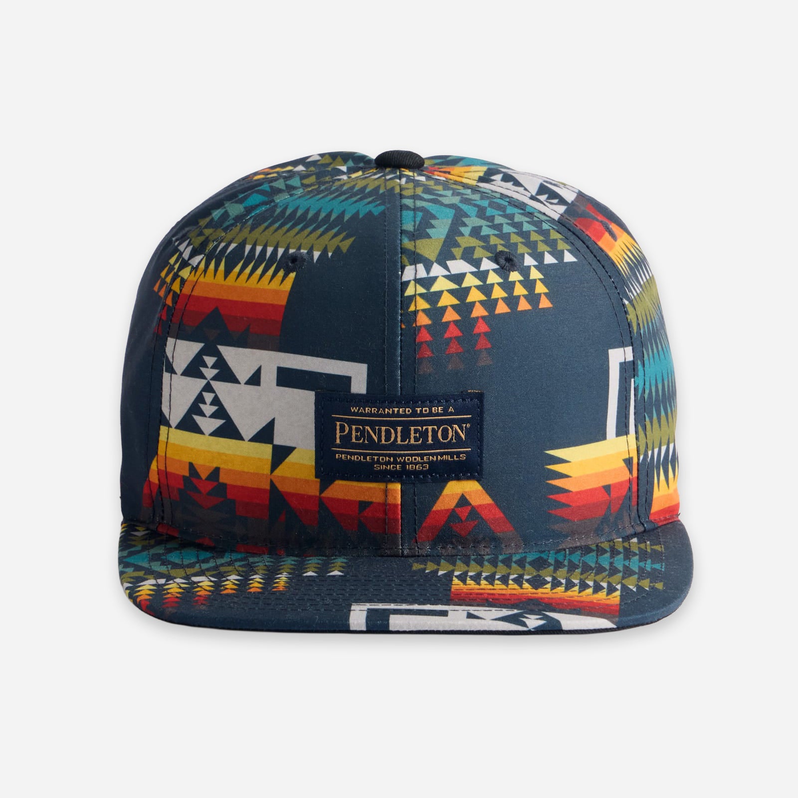 Printed Snapback Cap - Chief Joseph Black