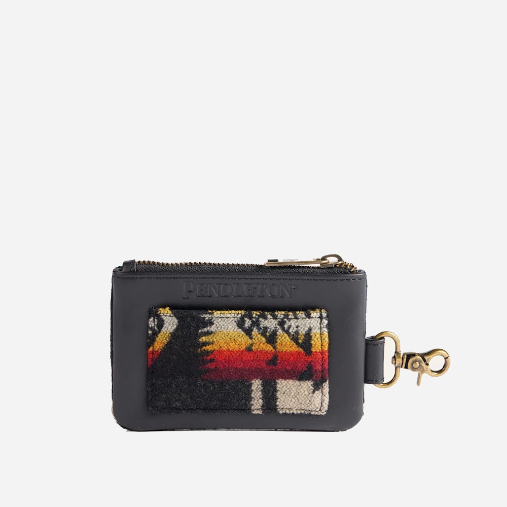 Zip Card Case - Chief Joseph Black