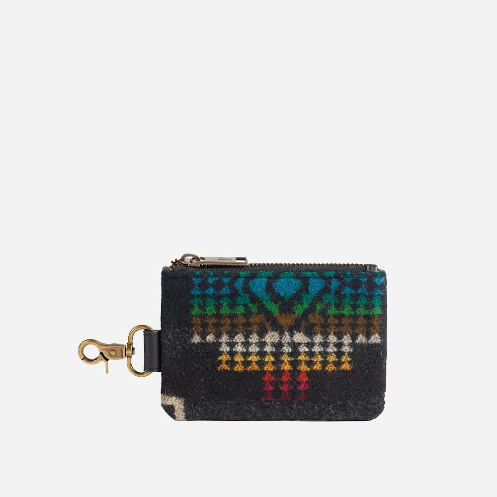 Zip Card Case - Chief Joseph Black