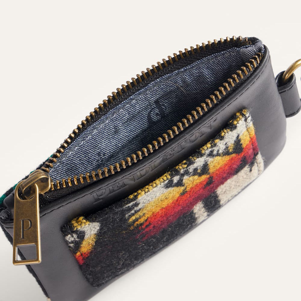 Zip Card Case - Chief Joseph Black
