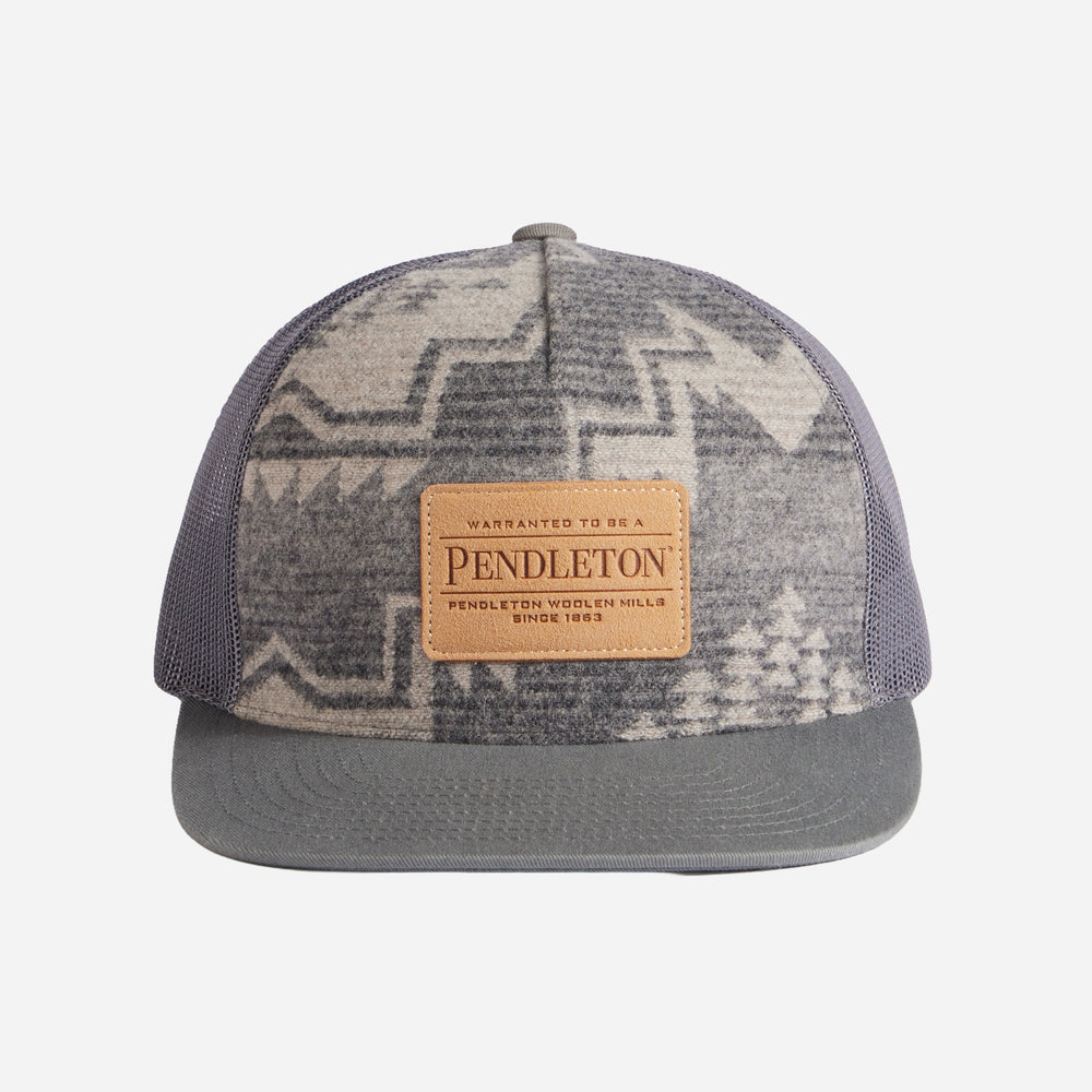 Wool Trucker Hat - Harding Star Grey