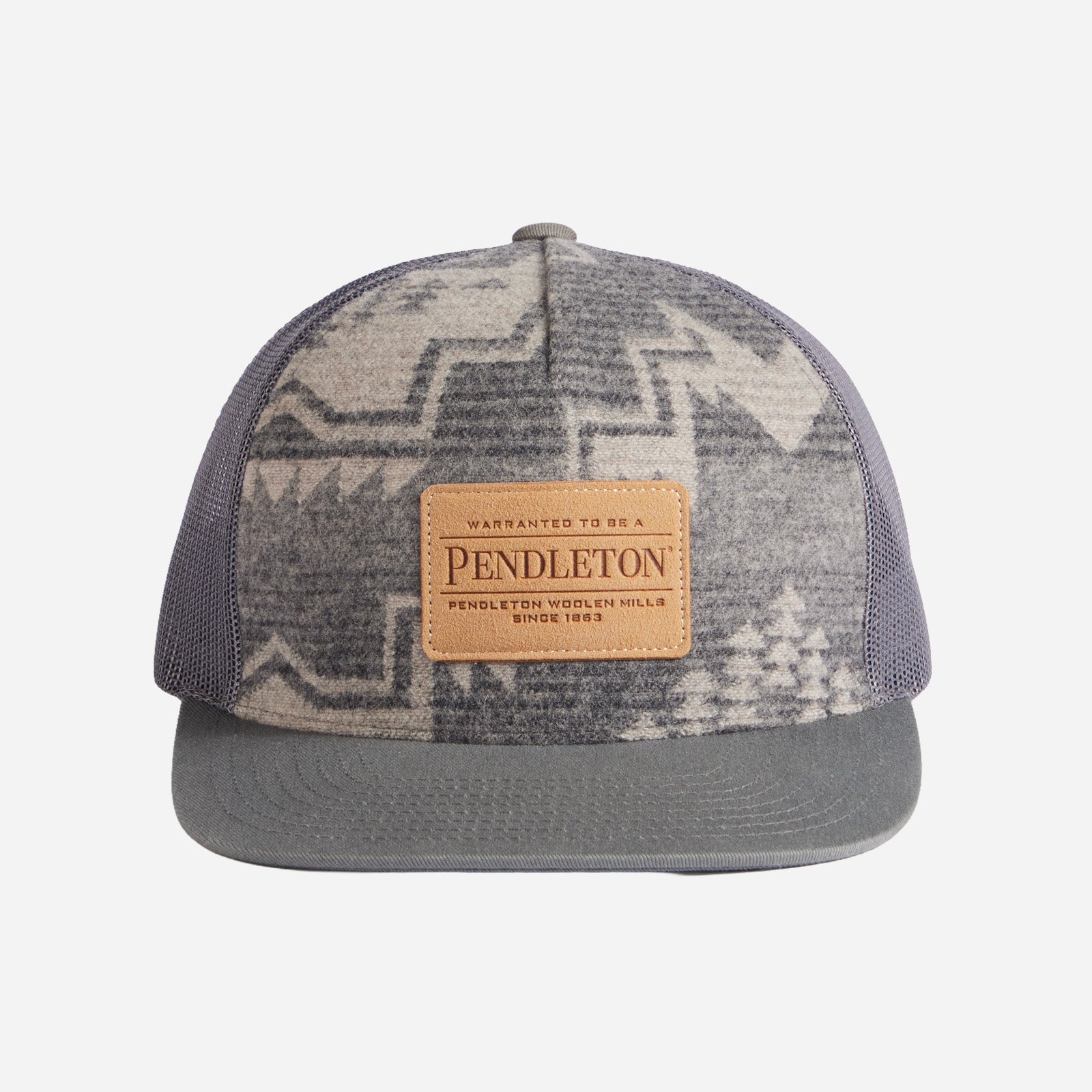 Wool Trucker Hat - Harding Star Grey