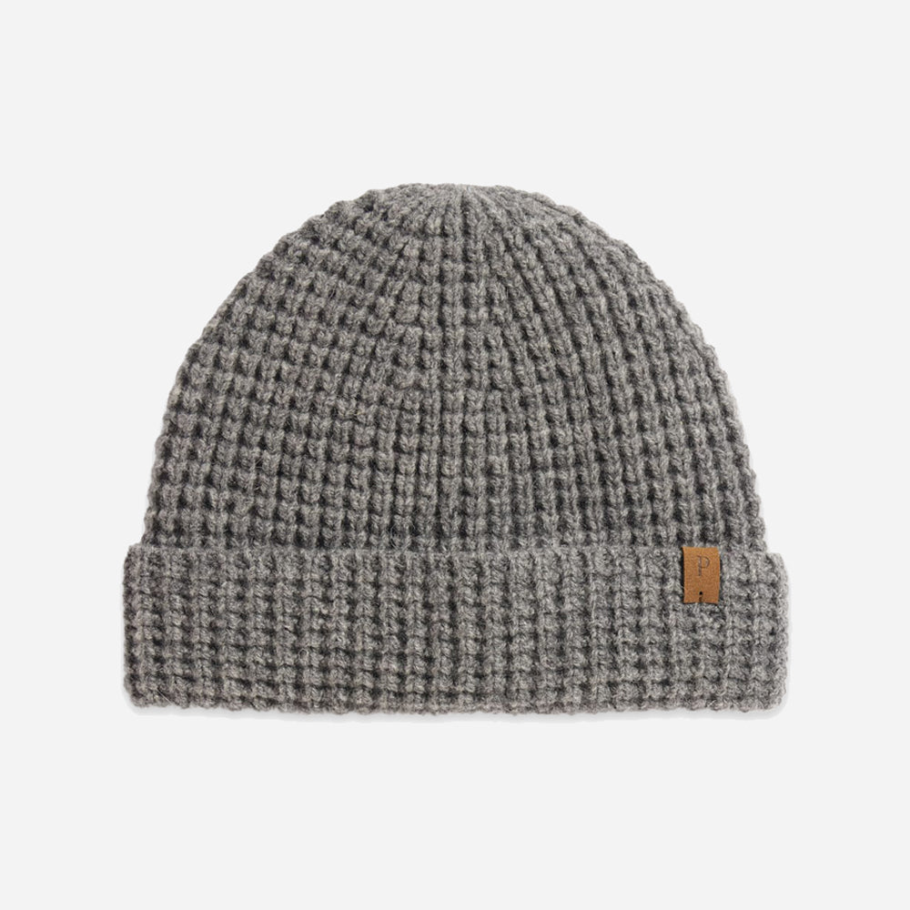 Wool Watch Cap - Light Grey Heather
