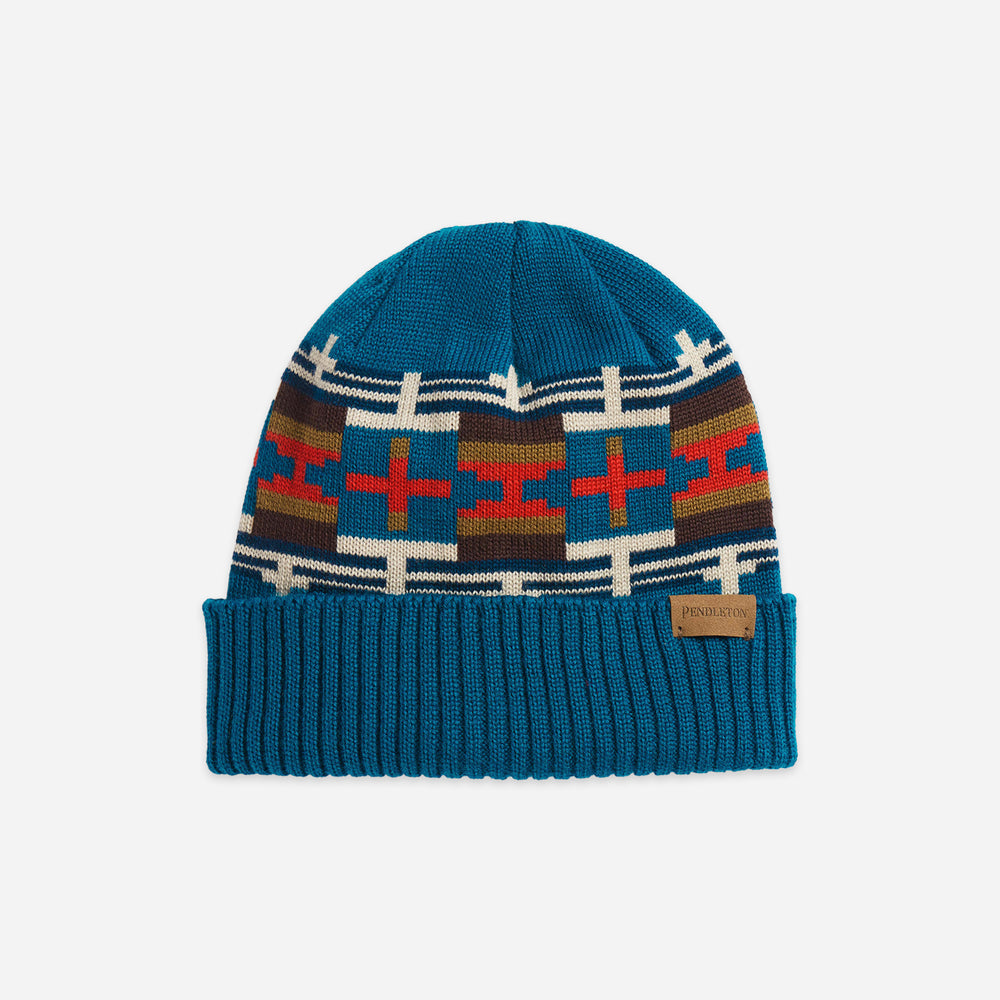 Merino Beanie - Shiprock Teal