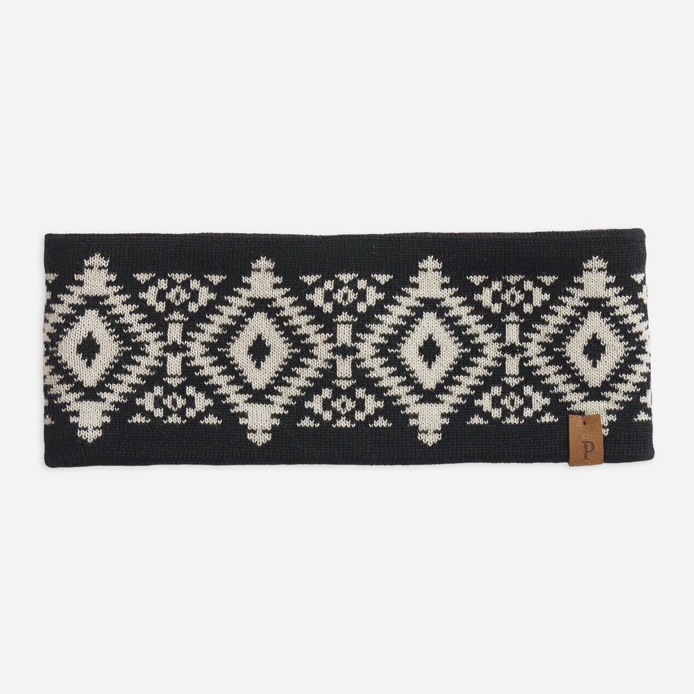 Fleece-Line Headband - Los Ojos Black
