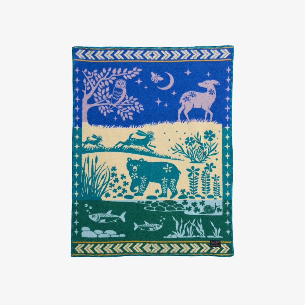 Baby Blanket - Folk Forest