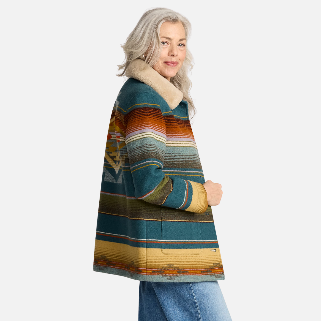 Womens Brownsville Coat - Tumalo Teal