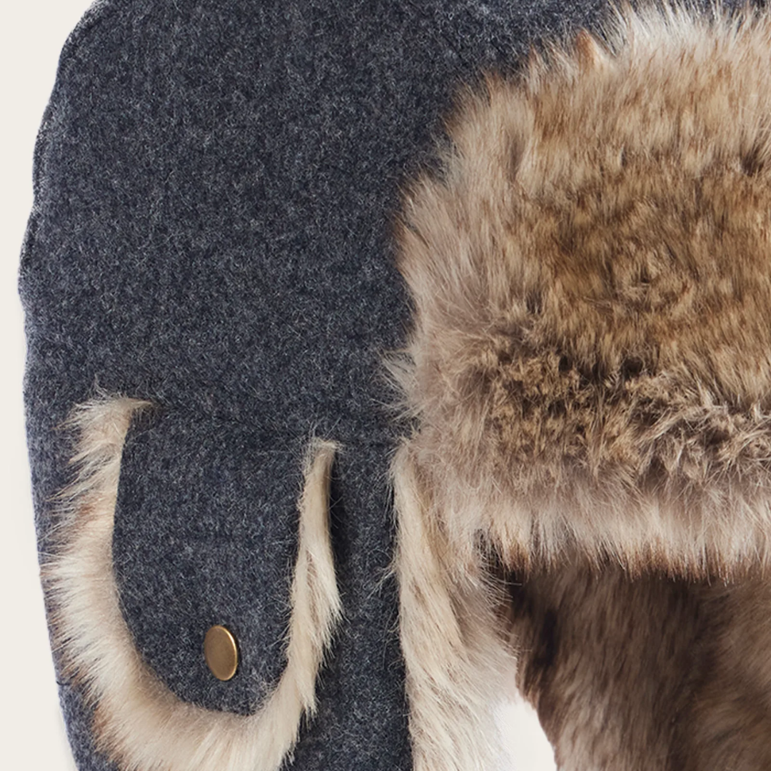 Trapper Hat - Charcoal