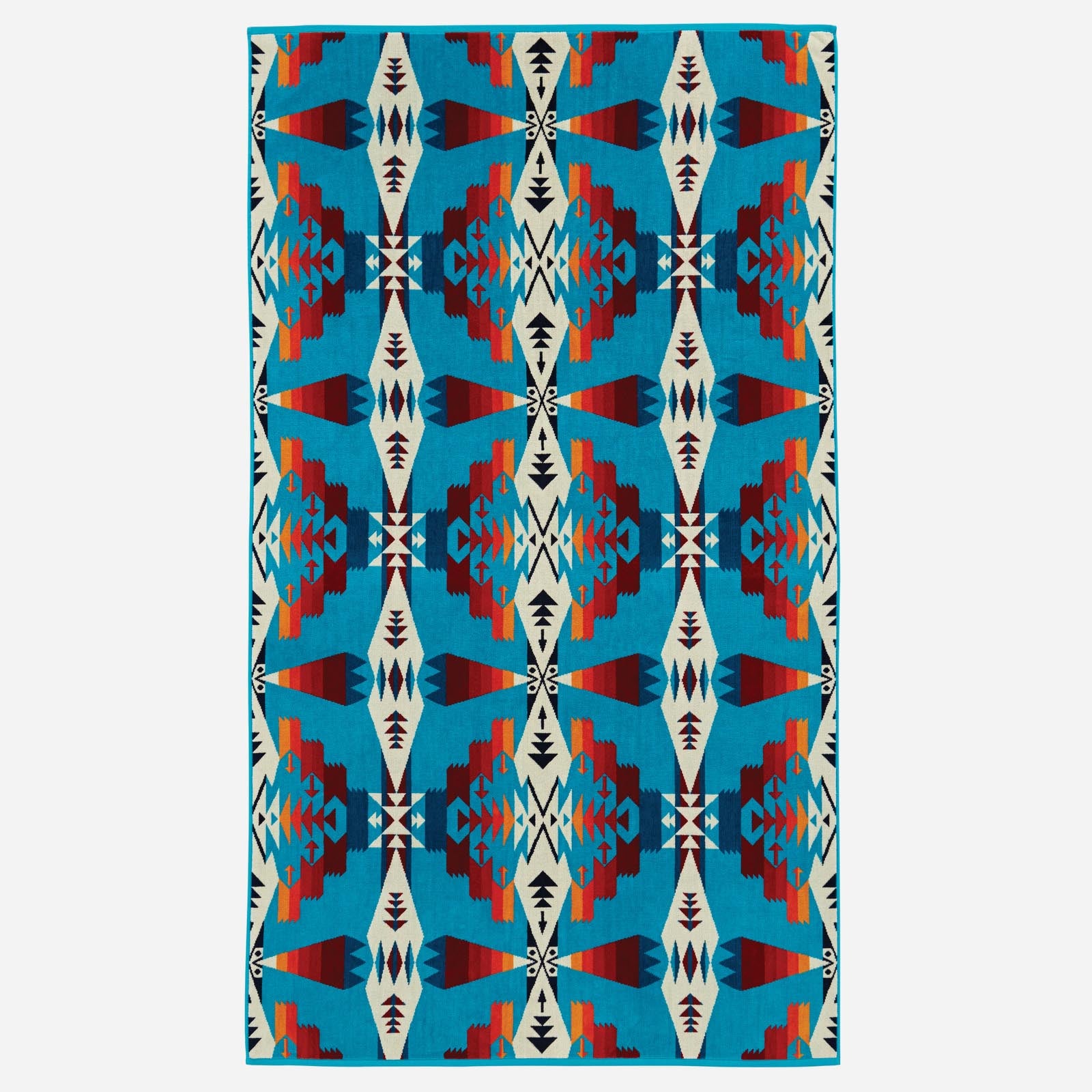 Jacquard Beach Towel - Tucson Turquoise