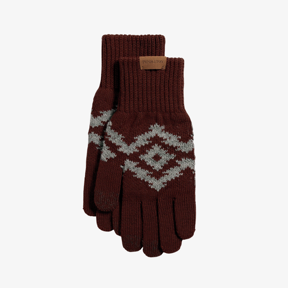 Merino Texting Glove - Crown Point Red