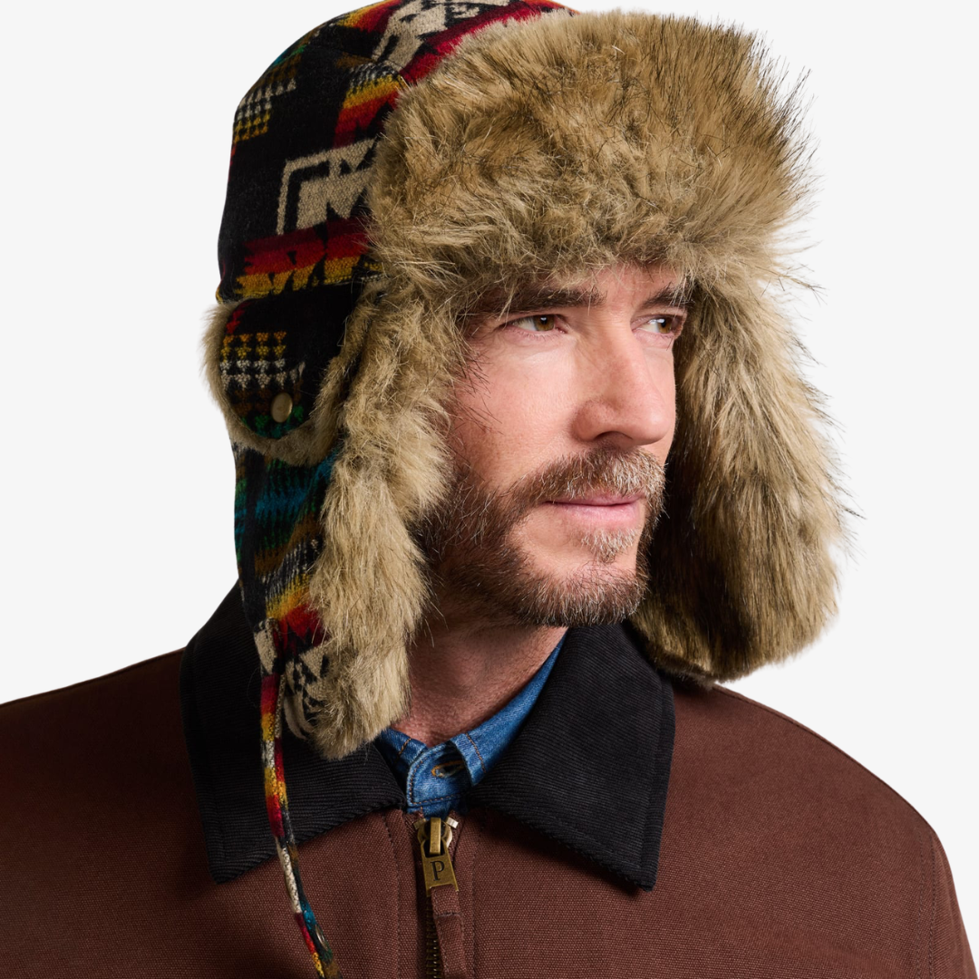 Trapper Hat - Chief Joseph Black
