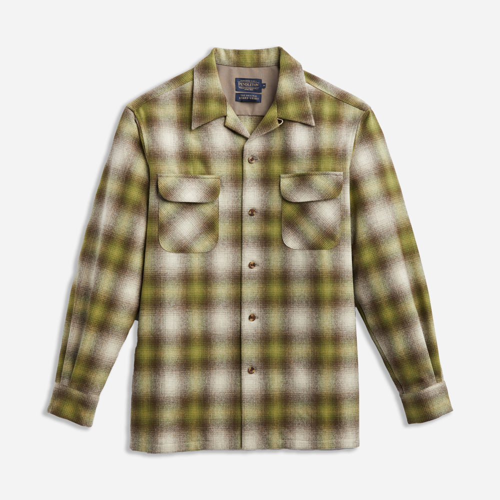 Board Shirt - Brown / Green Ombre