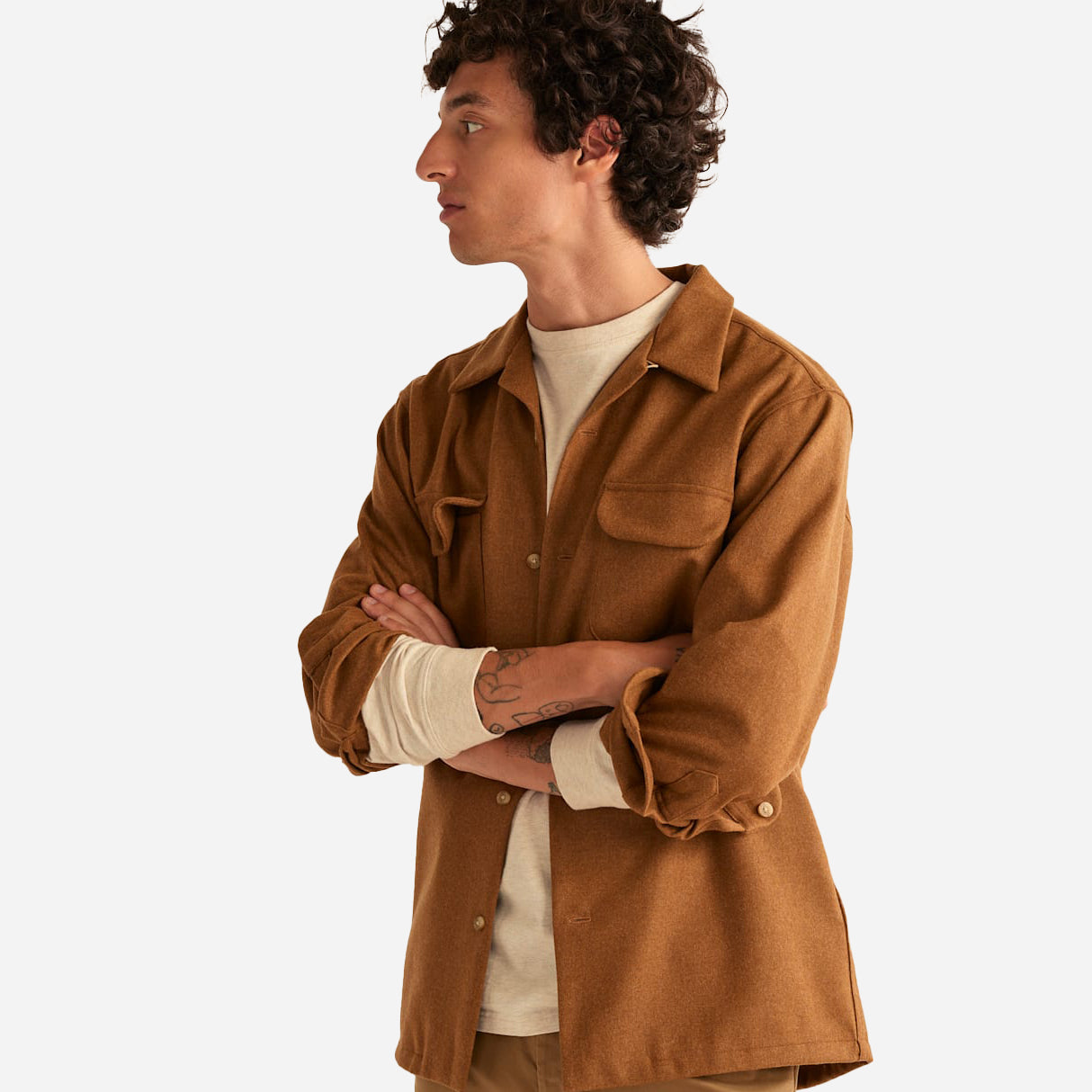 Board Shirt - Camel Mix