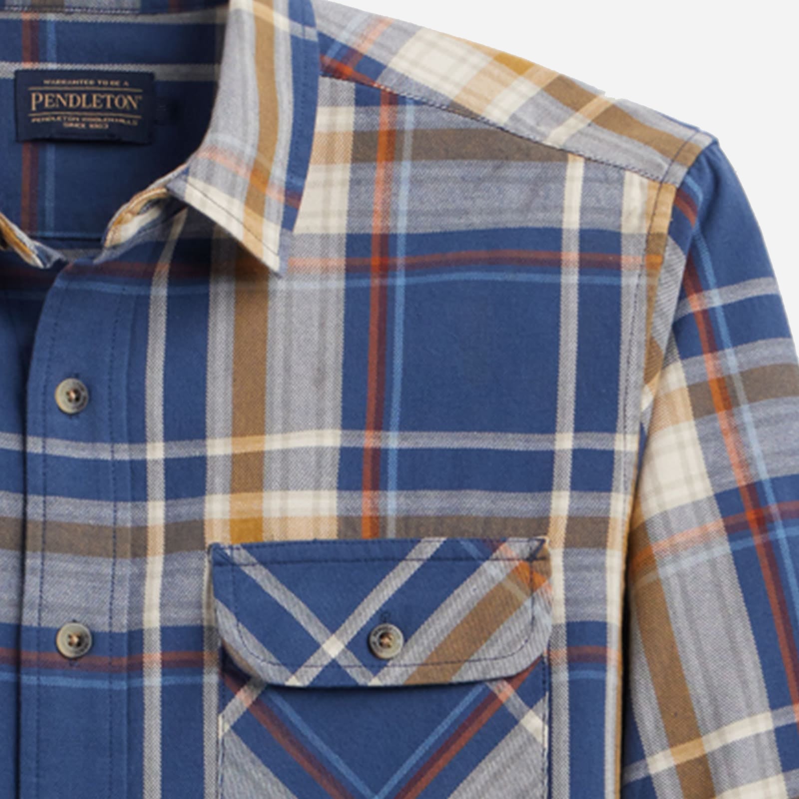 Beach Shack Shirt -  Navy Multi Plaid