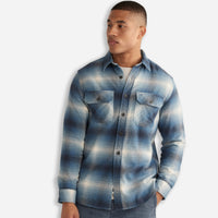 Burnside Shirt - Navy/Blue/Grey Plaid