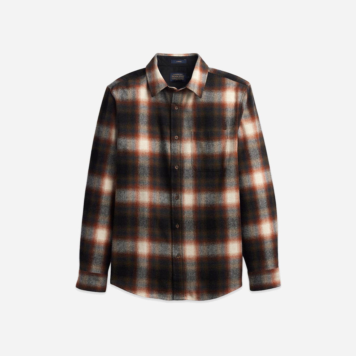 Lodge Shirt - Brown/Slate Ombre