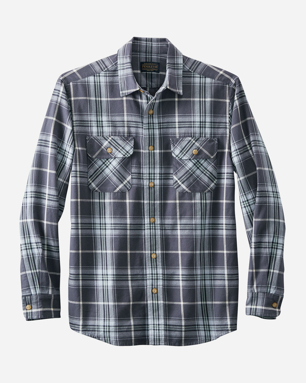 Chemise Beach Shack - Plaid Indigo/Bleu/Jade